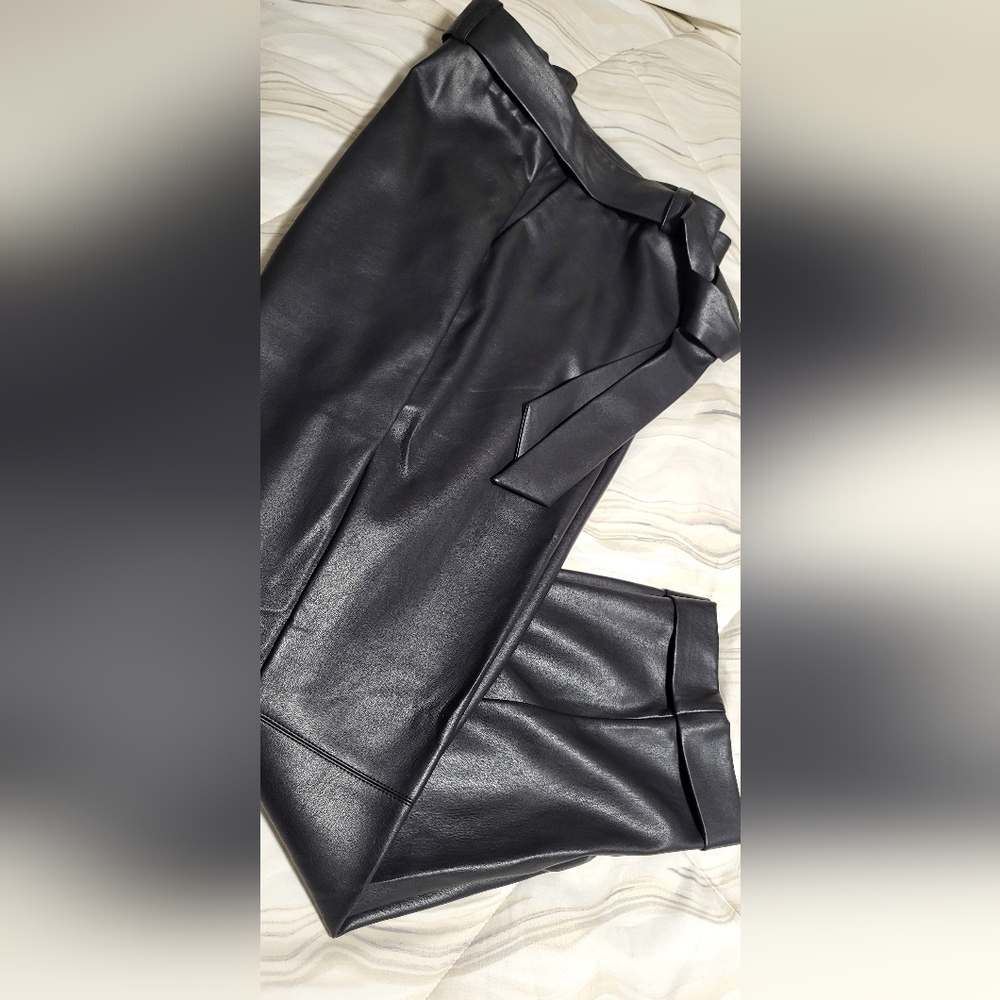 Faux Leather Pants